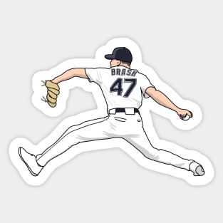 Brash and the pitch Sticker